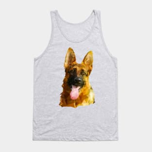 German Shepherd (Low Poly) Tank Top